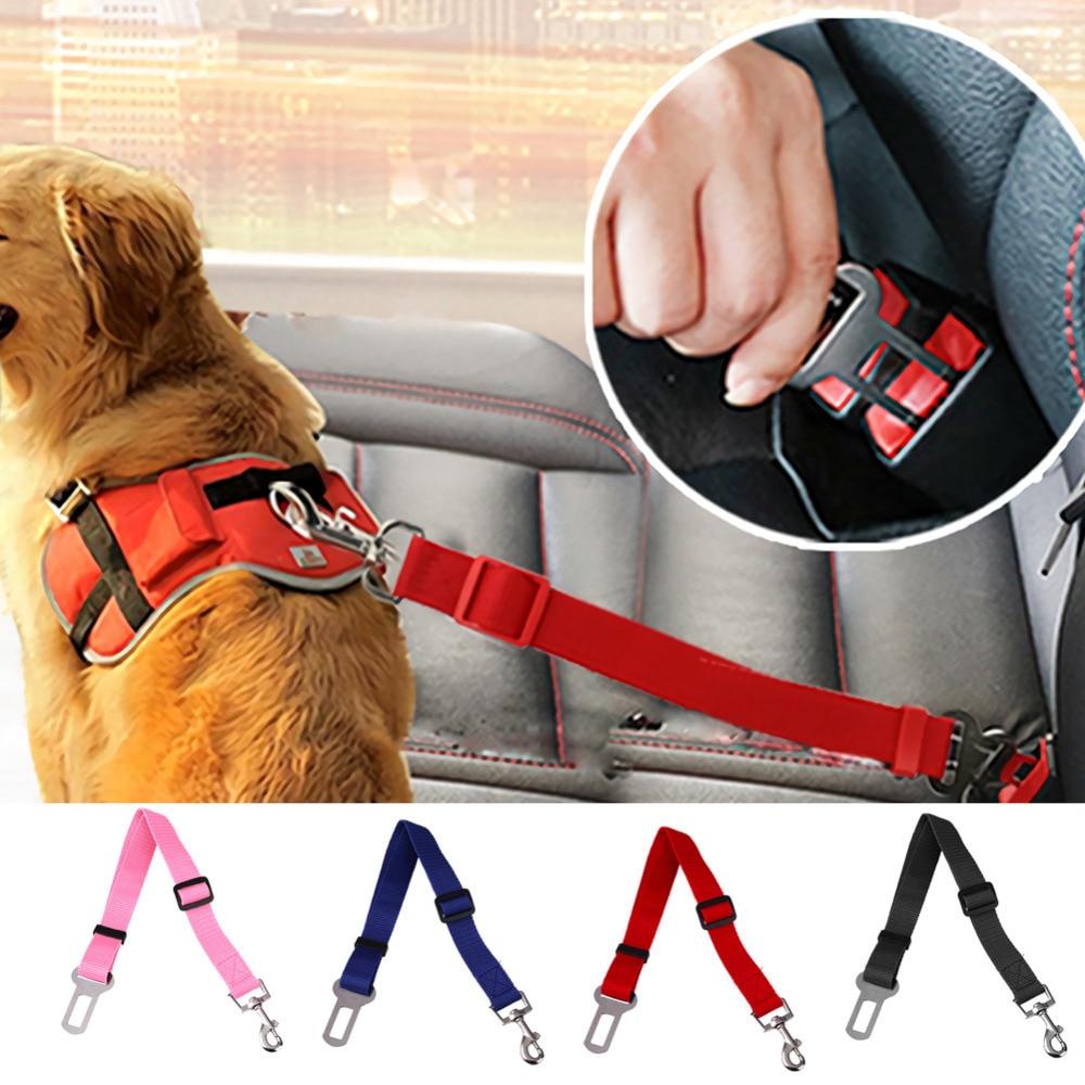 Adjustable Dog Car Seatbelt Harness Lead Clip Pet Supplies