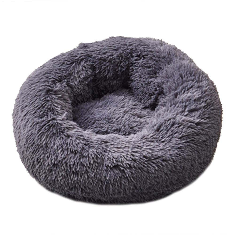 Super Soft Dog Cat Bed Long Plush Pet Kennel Winter Warm Sofa Basket