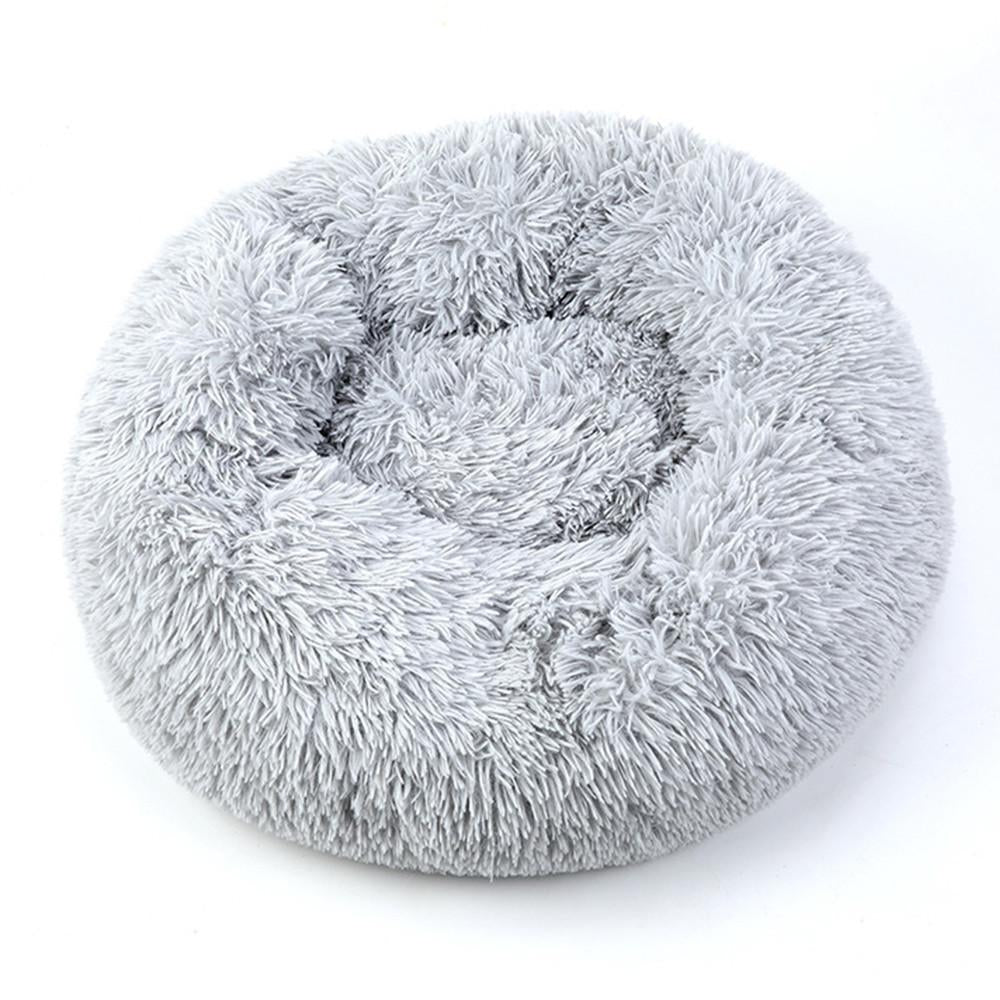 Super Soft Dog Cat Bed Long Plush Pet Kennel Winter Warm Sofa Basket