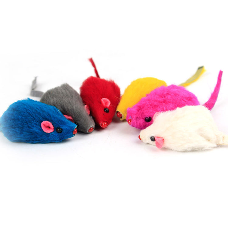 5 PCS PLUSH MOUSE CAT TOYS