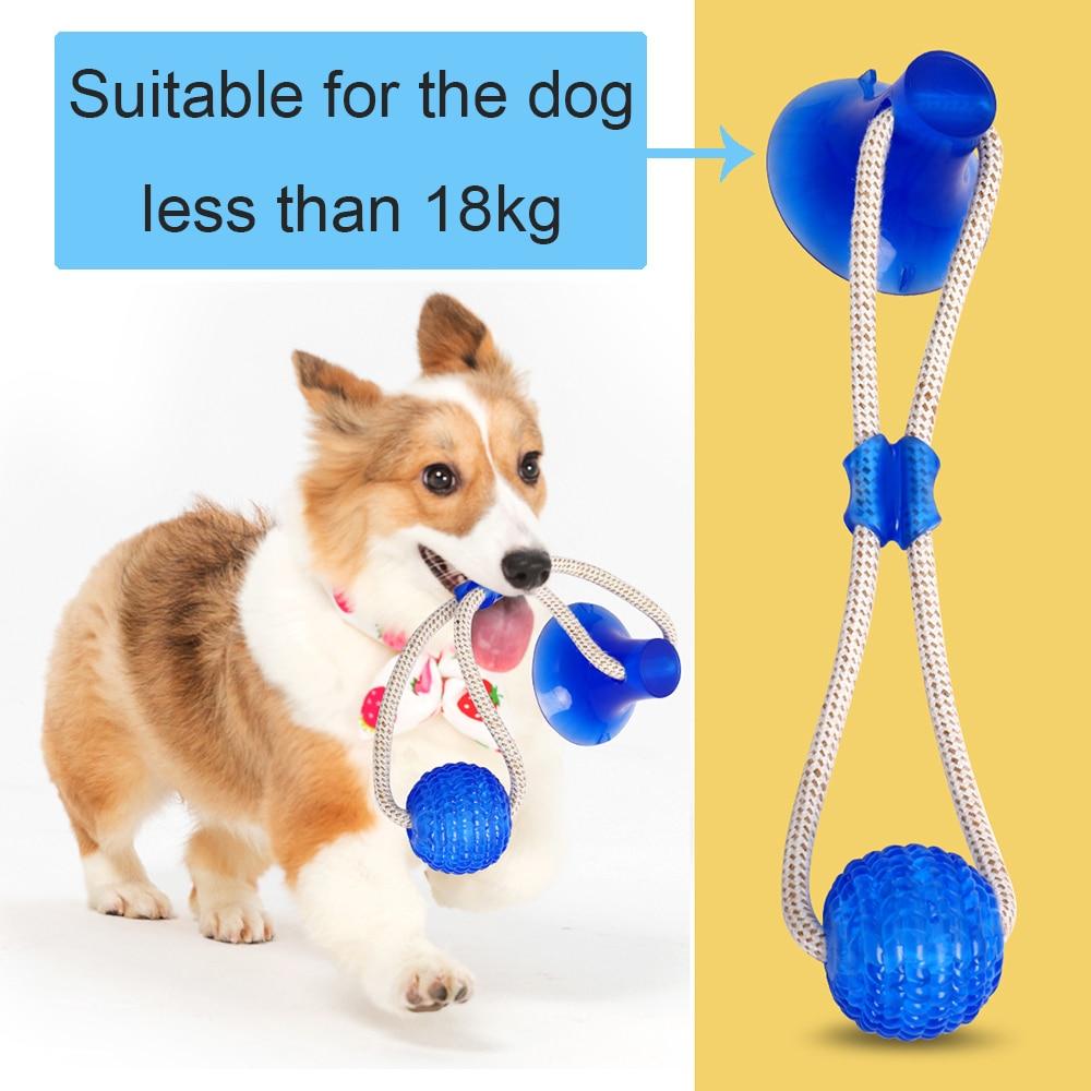 Multifunction Pet Molar Bite Dog Toys Rubber Chew Ball