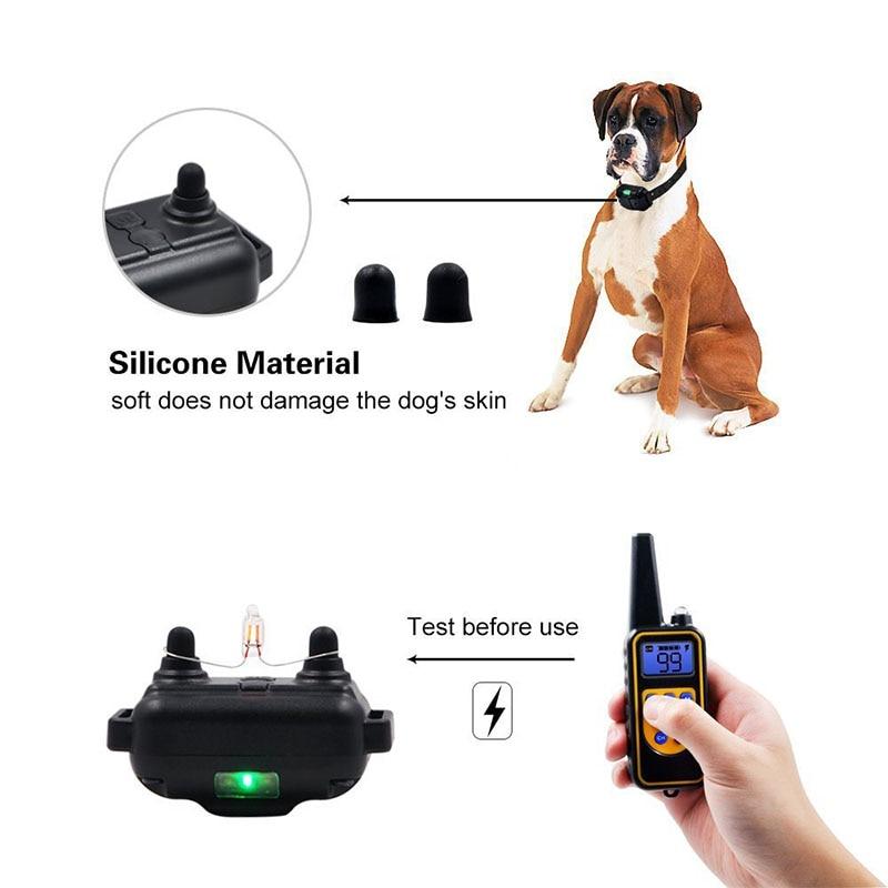 Pet Dog Rechargeable Anti Bark Collar Trainer