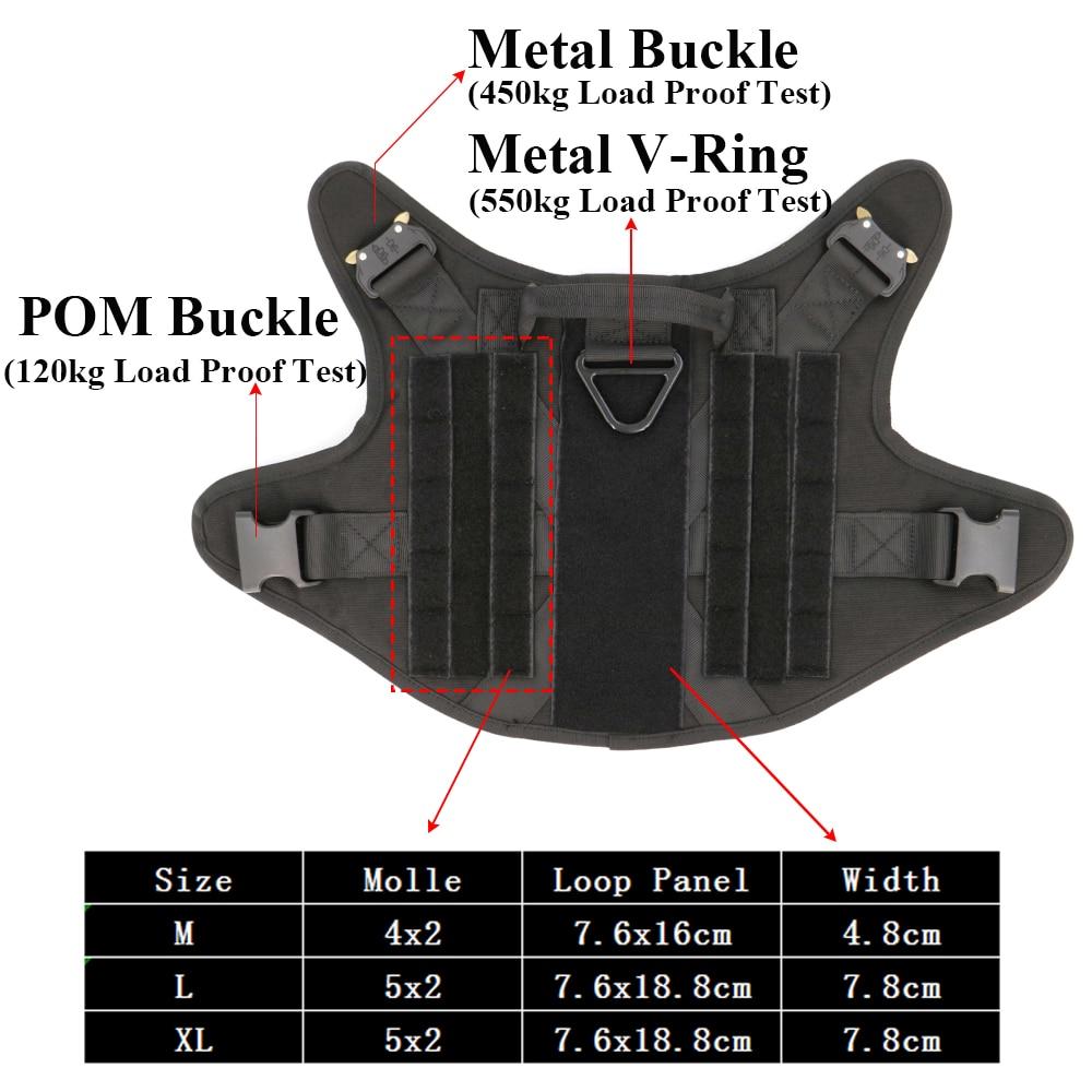 Military Tactical Dog Harness