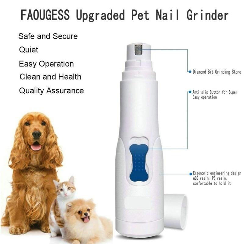 Electric Pet Nail Grinder File Trimmer Pro Grooming Tool Dogs Cats