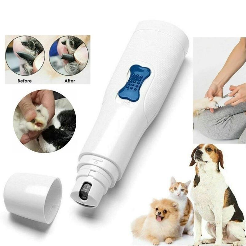 Electric Pet Nail Grinder File Trimmer Pro Grooming Tool Dogs Cats